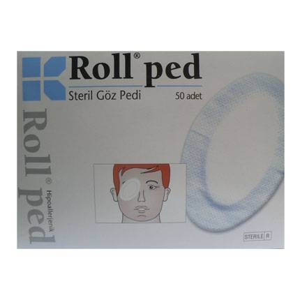 Roll Ped Steril Göz Pedi 50 Adet